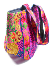 Large Pakistani Bag - Pink and Yellow