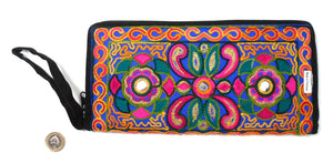 Pakistani purse - Pink and green