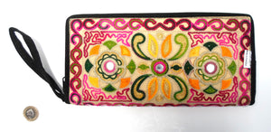 Pakistani purse - Pink, green and cream