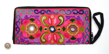 Pakistani purse - Pink, blue and orange