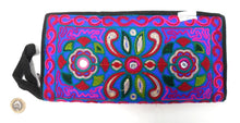 Pakistani purse - Blue, maroon and pink